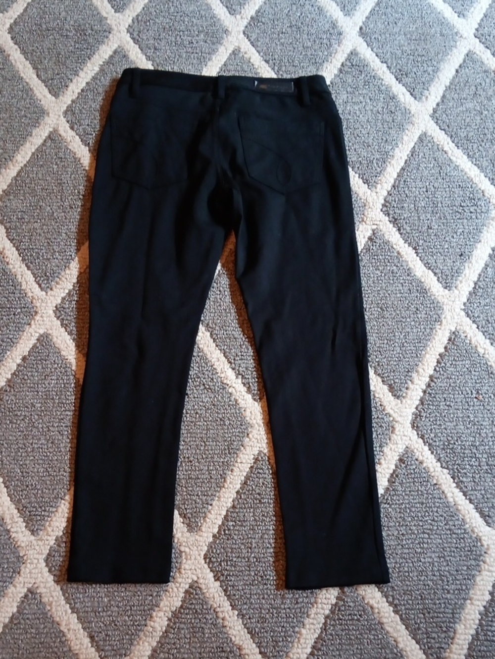 Calvin Klein Jeans Black Stretch Ponte Pants
